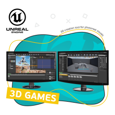 Unreal Engine 4. Игровой движок - КИБЕРшкола программирования для детей, компьютерные курсы для школьников, начинающих и подростков - KIBERone г. Магнитогорск