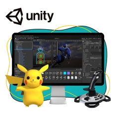 Мир игр на Unity 2D на популярном движке + AI-помощники - КИБЕРшкола программирования для детей, компьютерные курсы для школьников, начинающих и подростков - KIBERone г. Магнитогорск